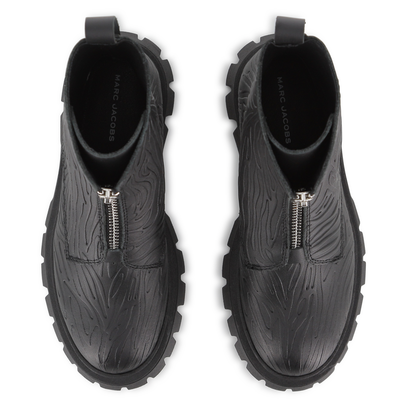 Cowhide leather ankle boots MARC JACOBS 
                    GIRL