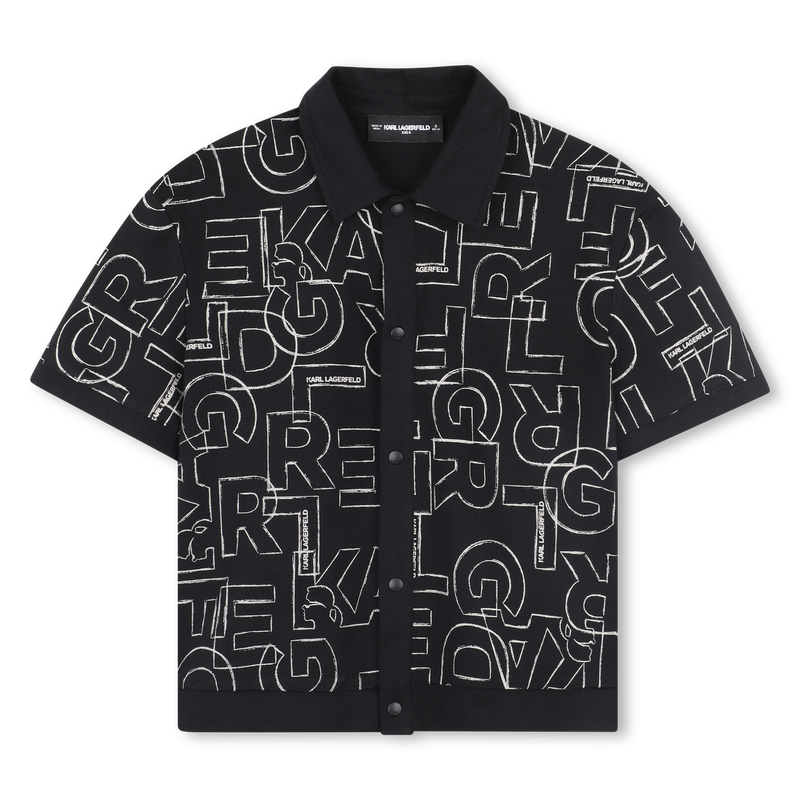 Short-sleeved jersey shirt KARL LAGERFELD KIDS 
                    BOY