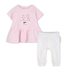 Soft Jersey Outfit Set KARL LAGERFELD KIDS 
                    GIRL