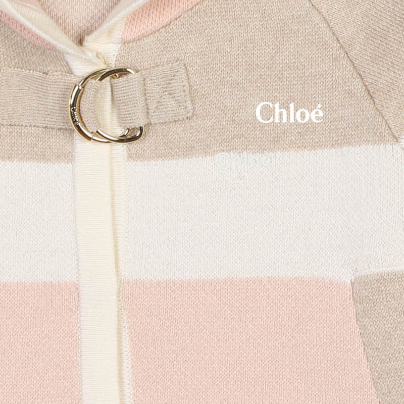 Three-Color Hooded Coat CHLOE 
                    GIRL