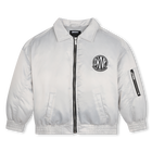 Zip-Up Satin-Finish Jacket DKNY 
                    GIRL