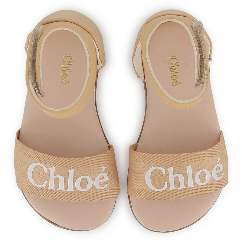 Printed leather sandals CHLOE 
                    GIRL