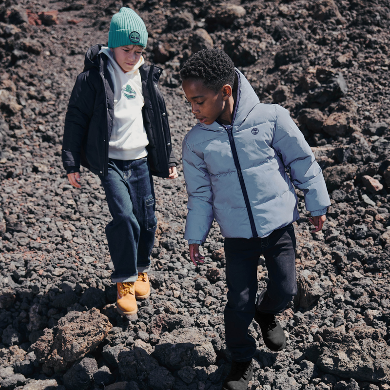 Reversible hooded down jacket TIMBERLAND 
                    BOY