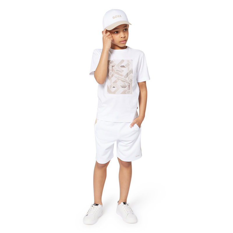 Lace-up leather sneakers BOSS 
                        BOY