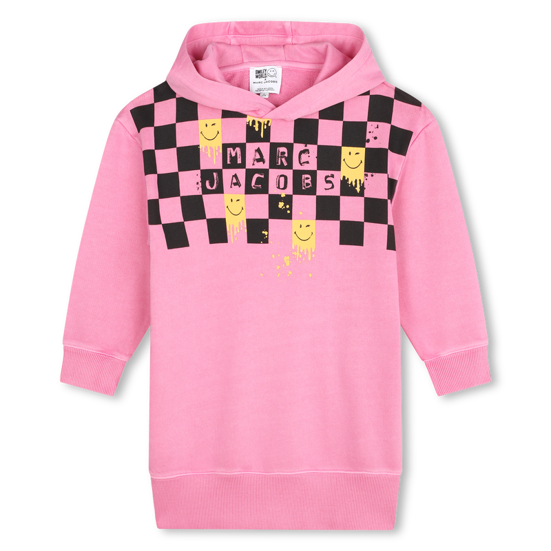 Cotton Fleece Dress MARC JACOBS 
                    GIRL