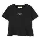 Short-sleeved cotton T-shirt MICHAEL KORS 
                    GIRL
