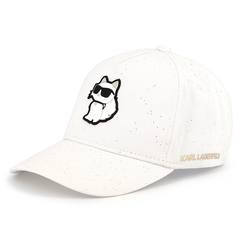 Adjustable cotton baseball cap KARL LAGERFELD KIDS 
                        GIRL