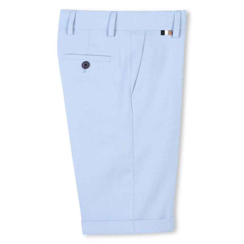 Plain formal Bermuda shorts BOSS 
                    BOY