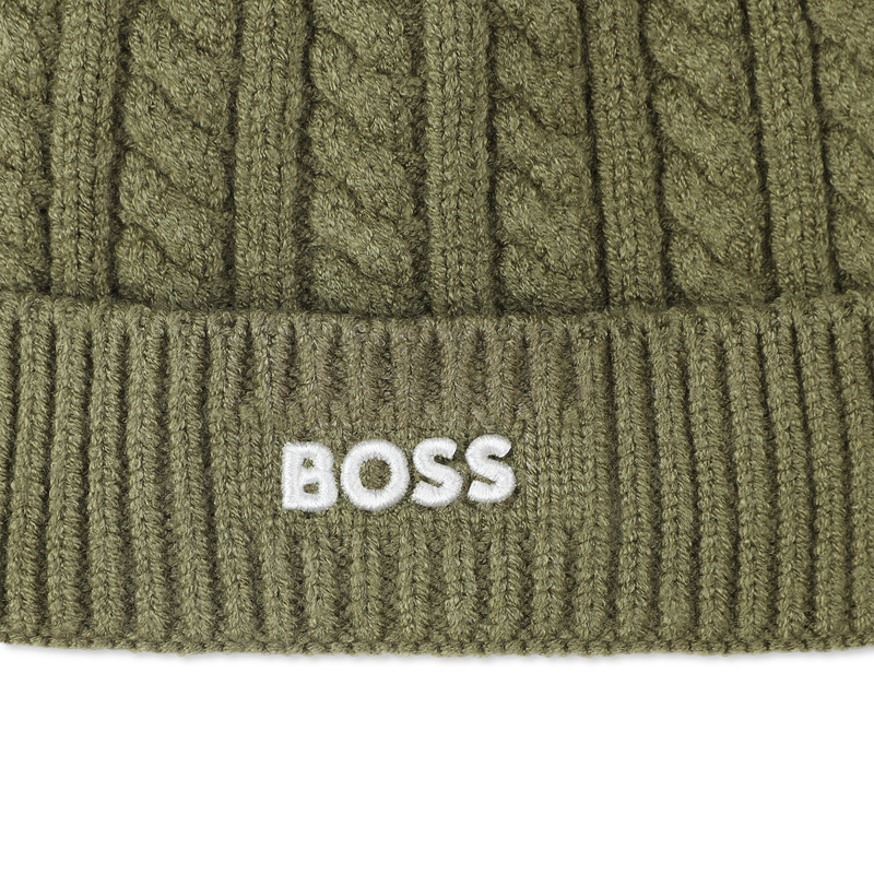 Cable knit beanie BOSS 
                    BOY