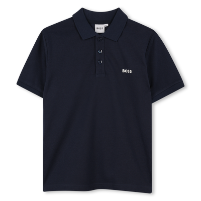 Cotton Logo Polo BOSS BOY
