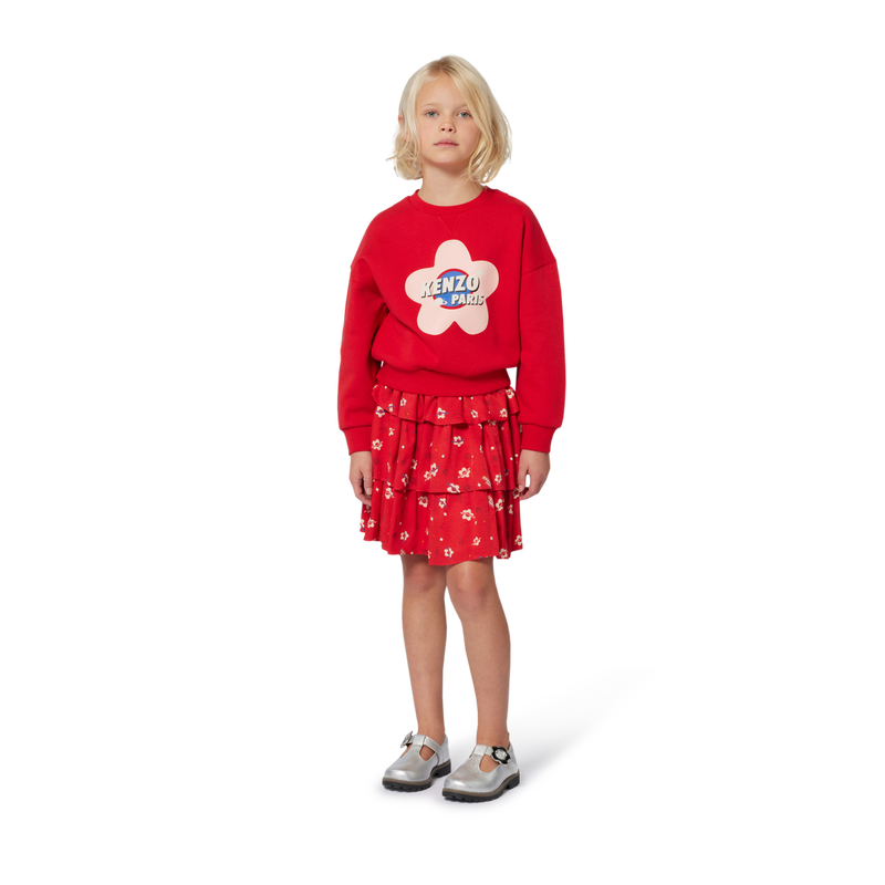 Unbrushed fleece sweatshirt KENZO KIDS 
                    GIRL