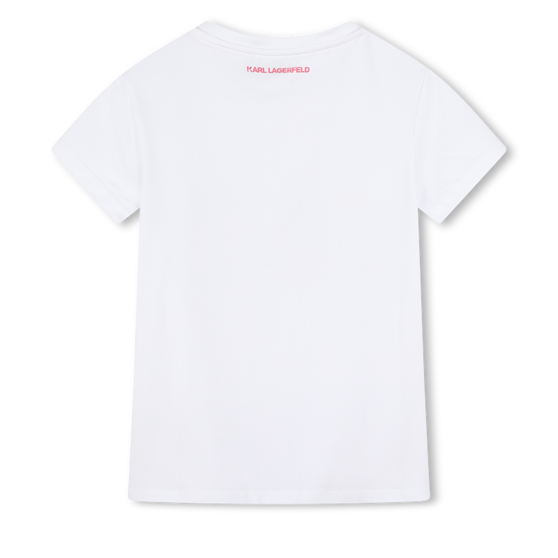 Reversible Sequined T-Shirt KARL LAGERFELD KIDS 
                        GIRL