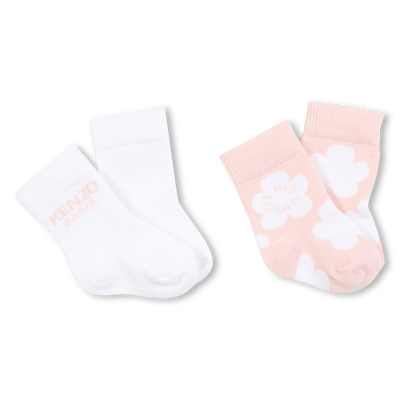 Set of 2 pairs of knitted socks KENZO KIDS UNISEX