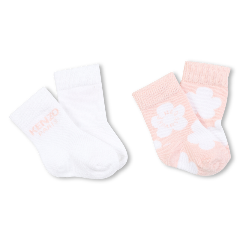Set of 2 pairs of knitted socks KENZO KIDS 
                        UNISEX