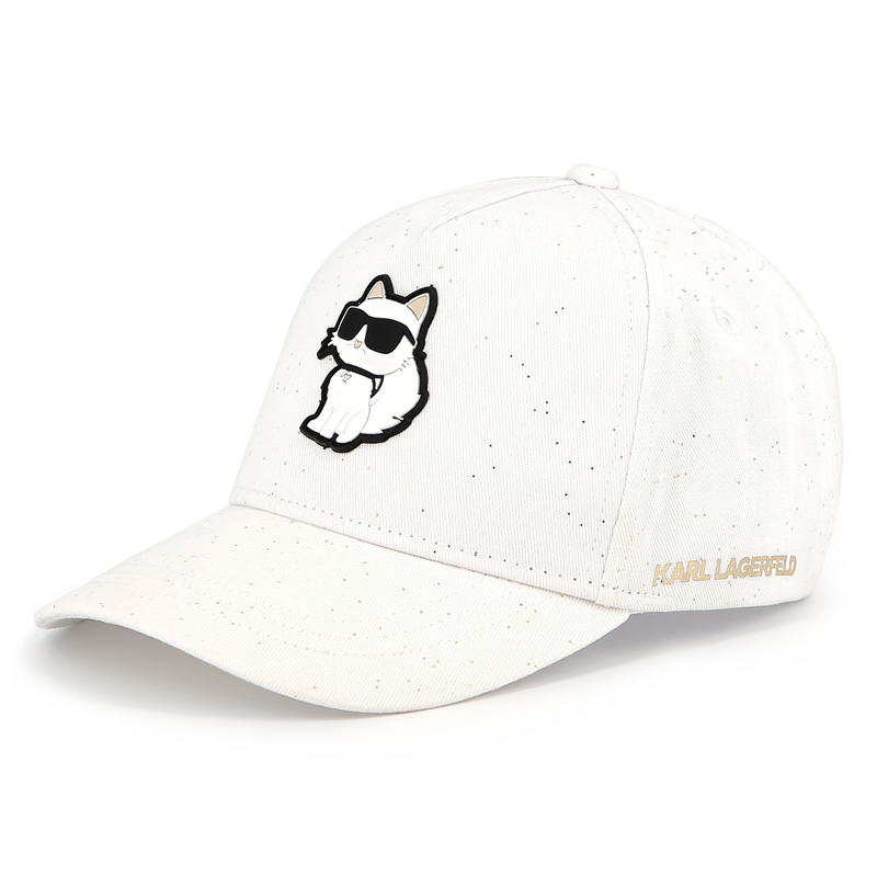 Adjustable cotton baseball cap KARL LAGERFELD KIDS 
                        GIRL