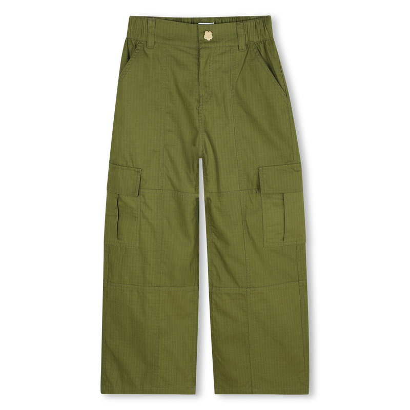 Cotton trousers KENZO KIDS 
                        GIRL