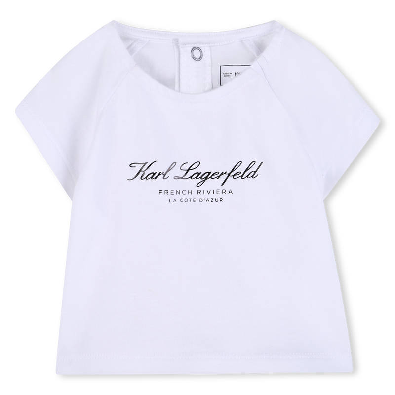 Shorts Outfit Set KARL LAGERFELD KIDS 
                        GIRL