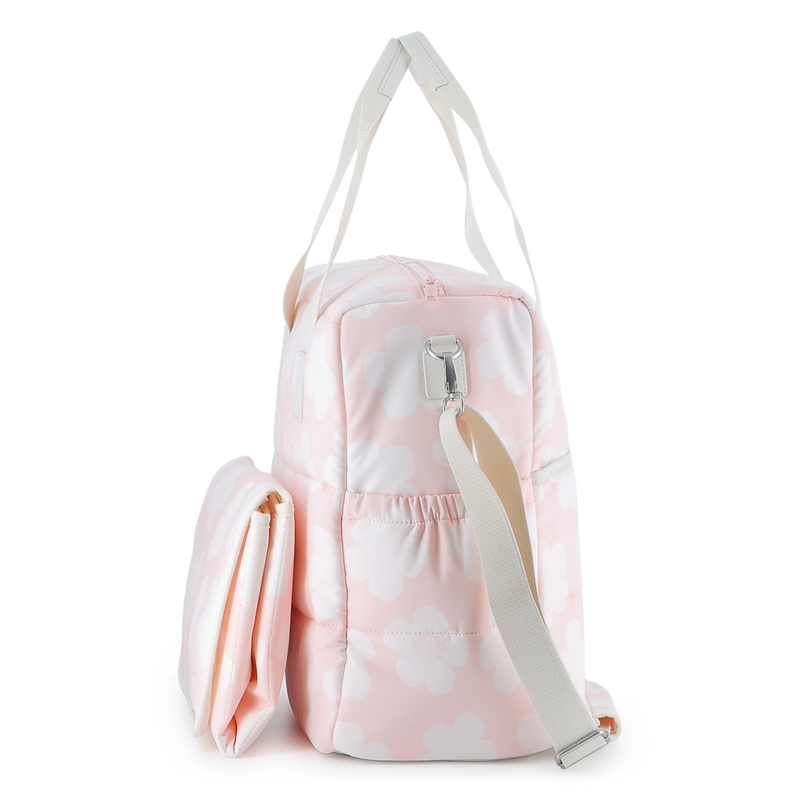 Quilted diaper bag in printed poplin KENZO KIDS 
                        UNISEX