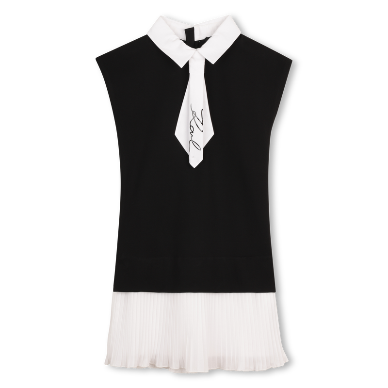 Short-Sleeved Dress KARL LAGERFELD KIDS 
                        GIRL