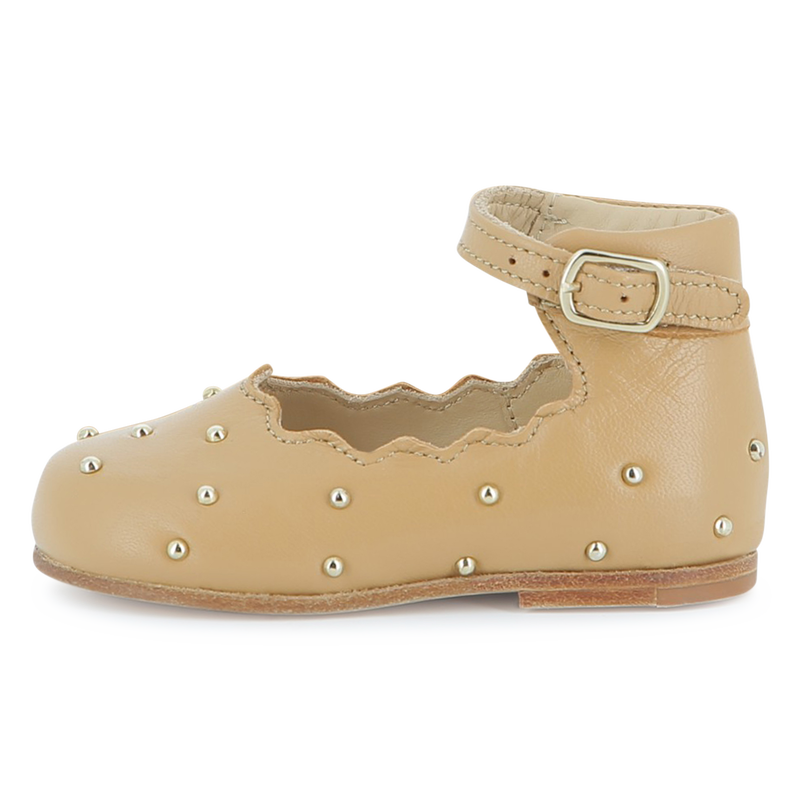 Sheepskin ballerinas CHLOE 
                        GIRL