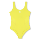 One-Piece Swimsuit, YELLOW, hi-res
