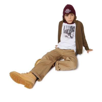 Embroidered Knit Hat TIMBERLAND BOY