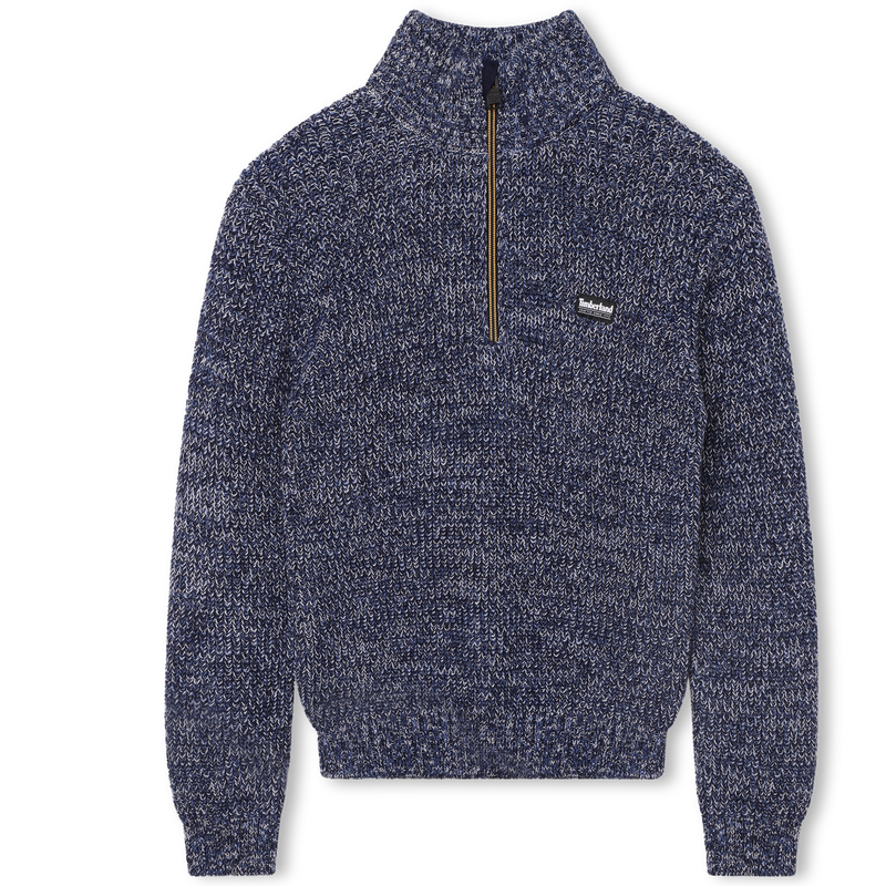 Cotton stand-up collar jumper TIMBERLAND 
                    BOY