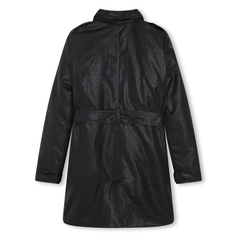 Michael kors leather store trench coat womens