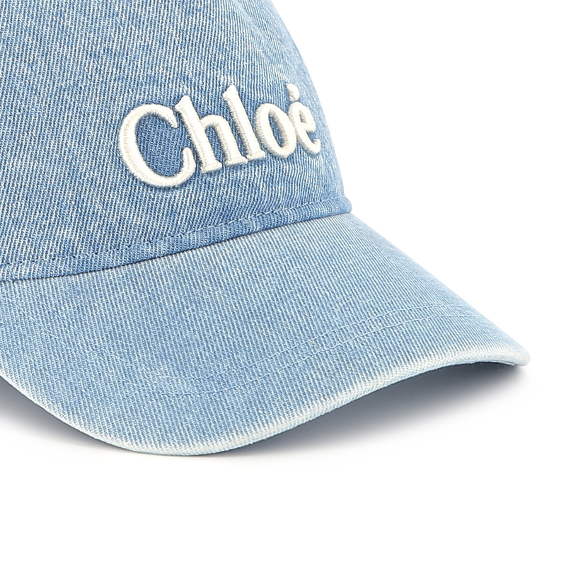 Embroidered denim baseball cap CHLOE 
                    GIRL