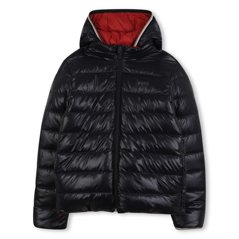 Reversible hooded down jacket BOSS 
                        BOY