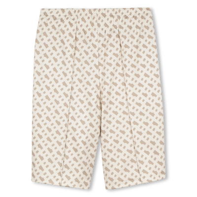 Monogram Print Bermudas BOSS BOY