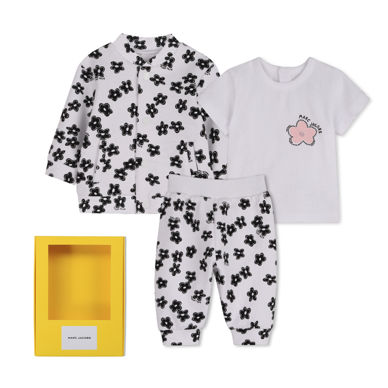 Floral Outfit Set (3 Pieces) MARC JACOBS 
                        UNISEX