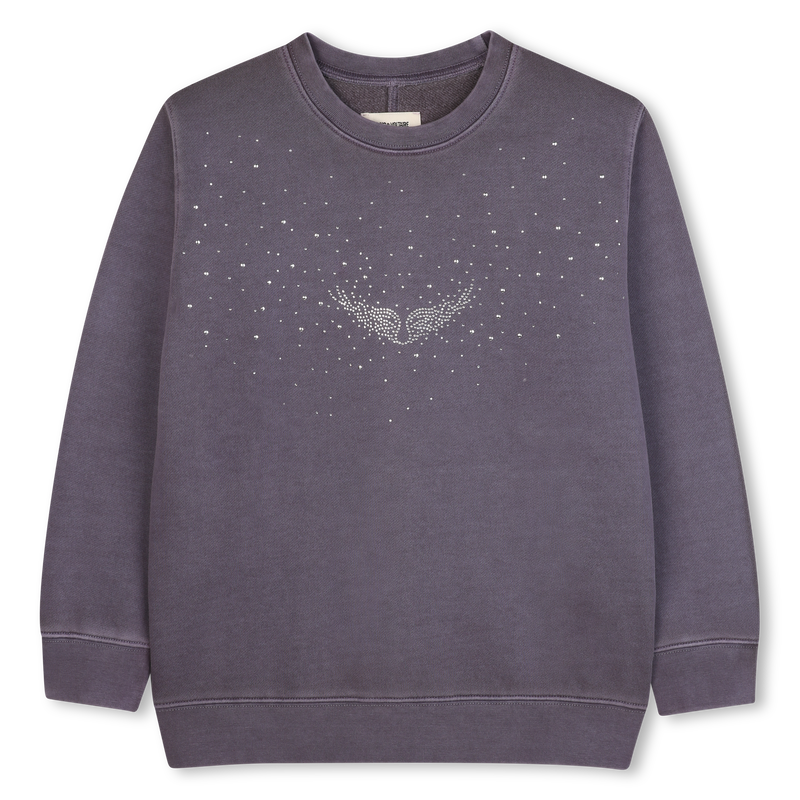Long sweatshirt with contrasting illustration ZADIG & VOLTAIRE 
                    GIRL
