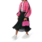 Pleated Iridescent Midi Skirt KARL LAGERFELD KIDS 
                    GIRL