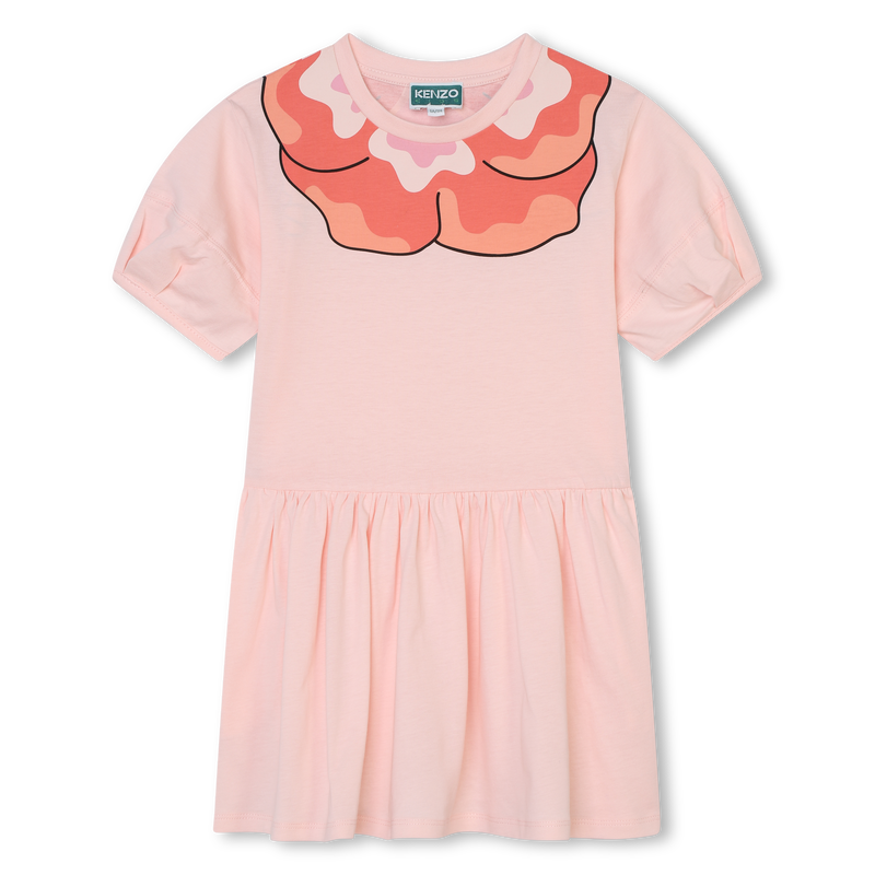 Balloon-sleeve dress KENZO KIDS 
                    GIRL