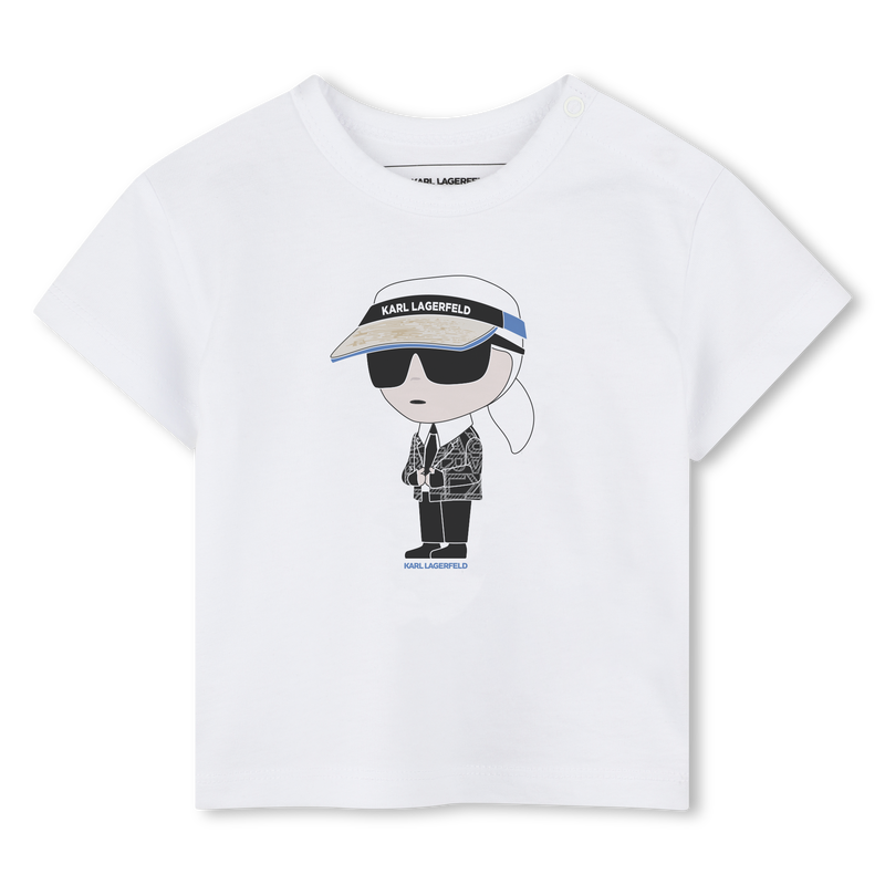Shorts and T-shirt set KARL LAGERFELD KIDS 
                    BOY