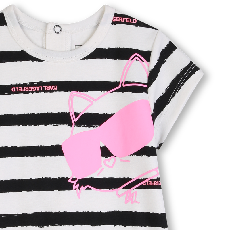 Short-Sleeved Dress KARL LAGERFELD KIDS 
                        GIRL