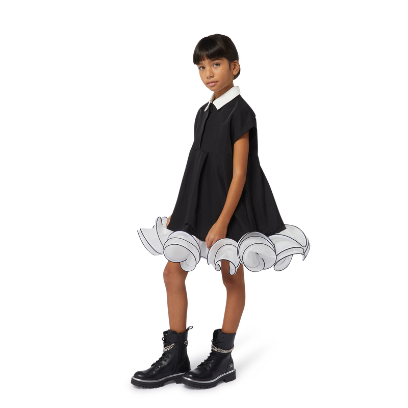 Leather Chain Ankle Boots KARL LAGERFELD KIDS 
                    GIRL