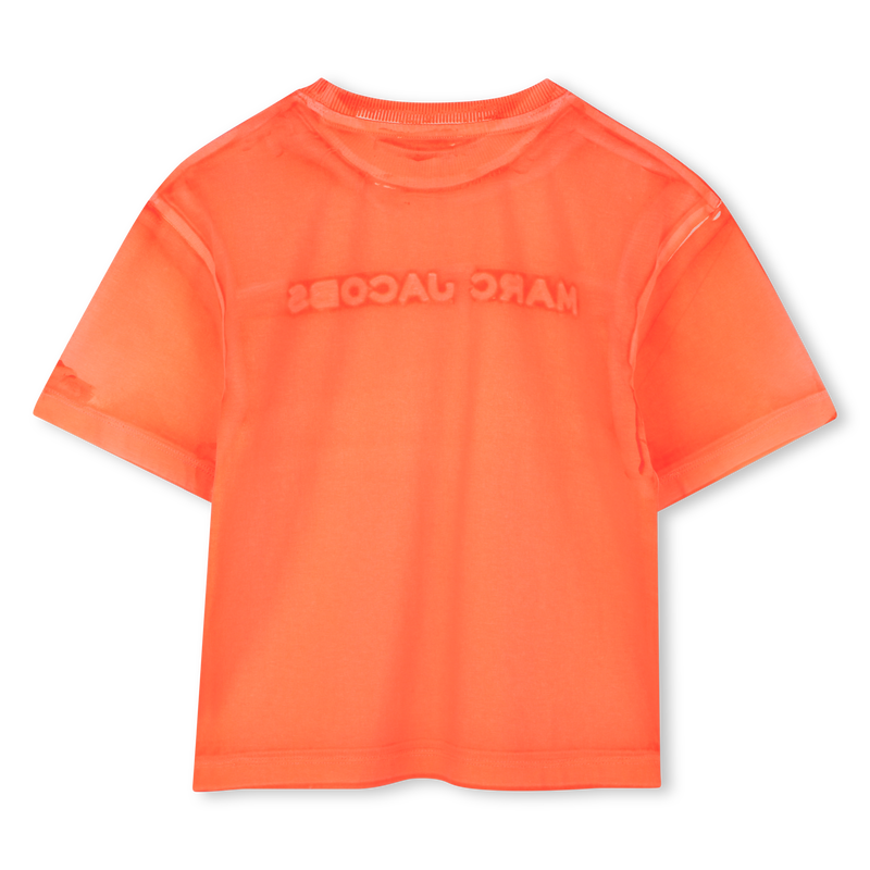 Embroidered cotton T-shirt MARC JACOBS 
                    UNISEX