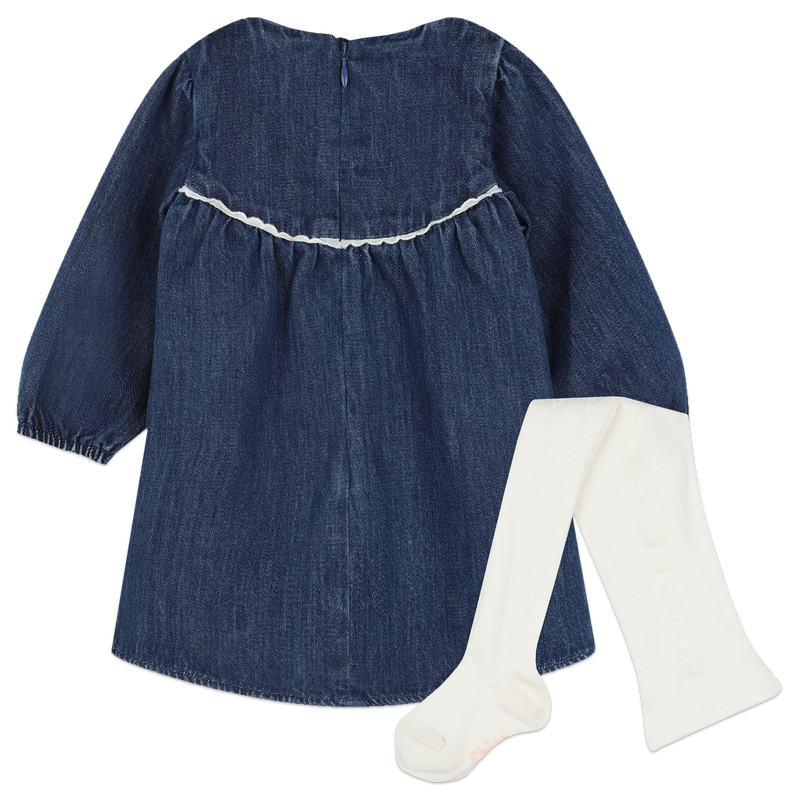 Denim Dress & Tights CHLOE 
                    GIRL