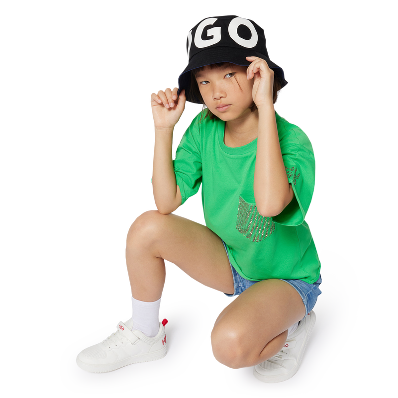 Denim shorts with pockets HUGO 
                        GIRL