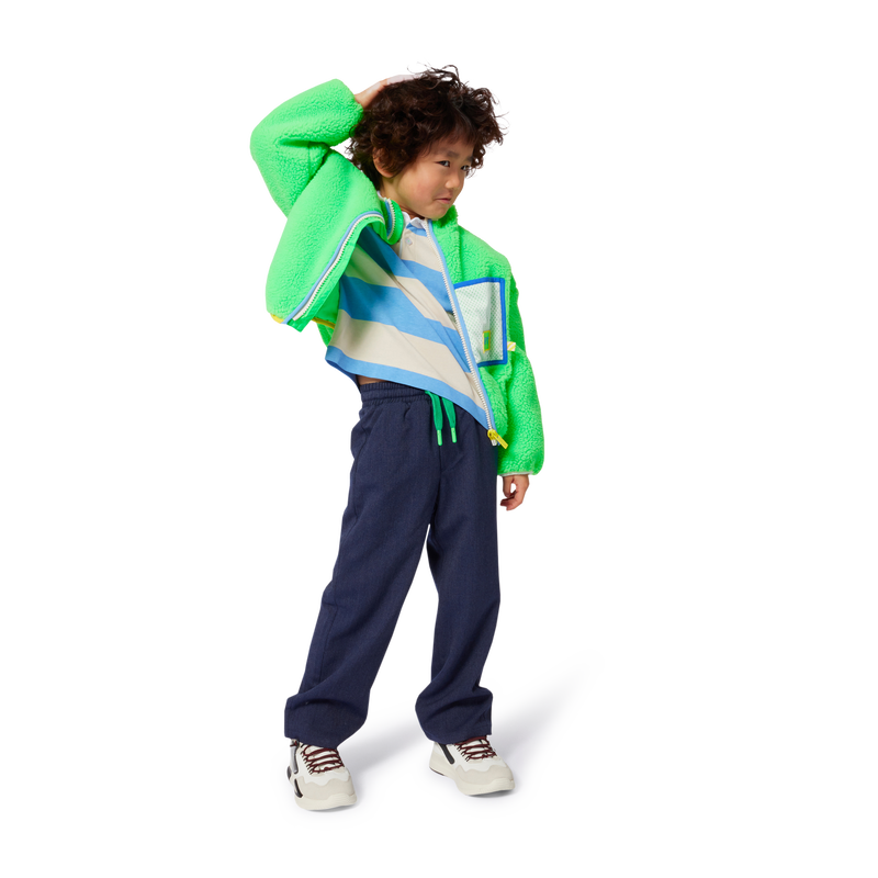 Plush fabric jacket BILLIEBLUSH 
                        BOY