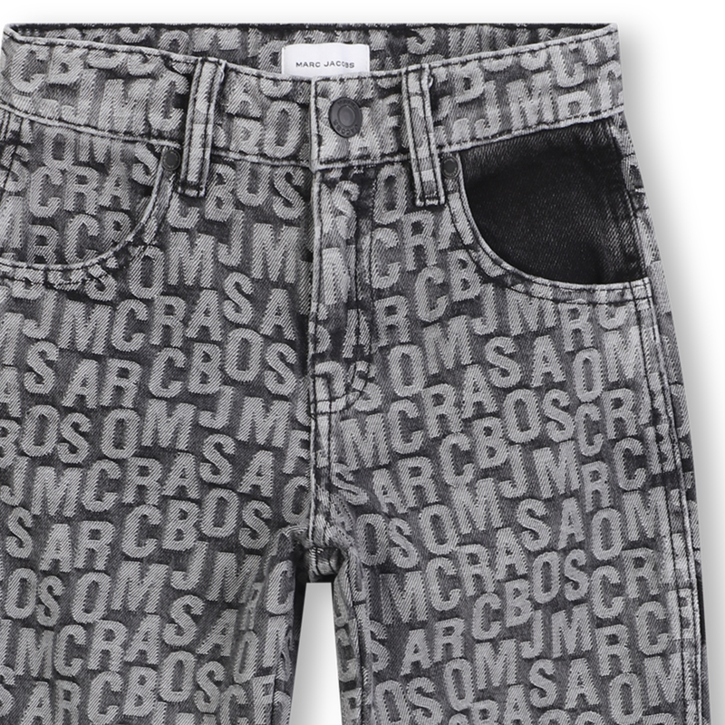 Jacquard denim trousers MARC JACOBS 
                    BOY