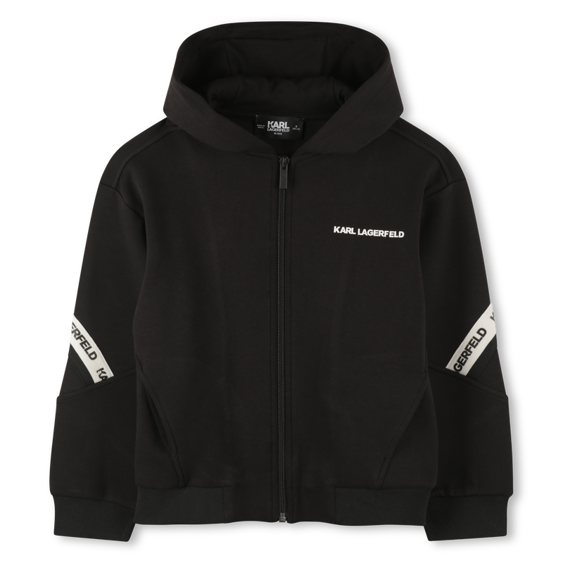 Hooded cardigan KARL LAGERFELD KIDS 
                        BOY
