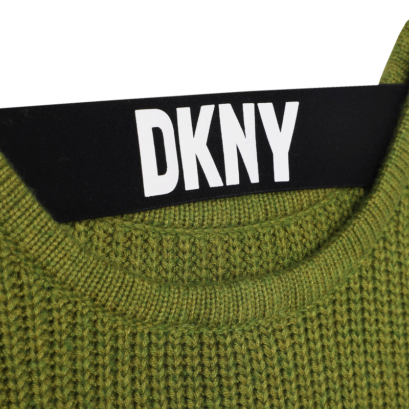 Tricot dip-back sweater DKNY 
                    GIRL
