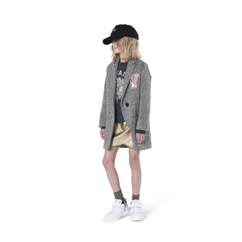 Herringbone-print coat ZADIG & VOLTAIRE 
                    GIRL