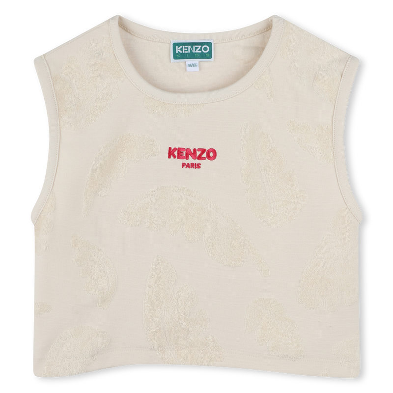 Terry cloth tank top & shorts KENZO KIDS 
                        GIRL