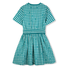 Gingham Print Dress KIDS AROUND 
                    GIRL