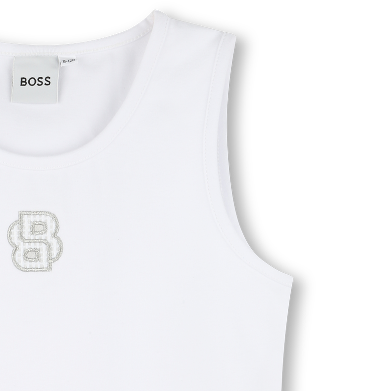 Embroidered tank top BOSS 
                        GIRL