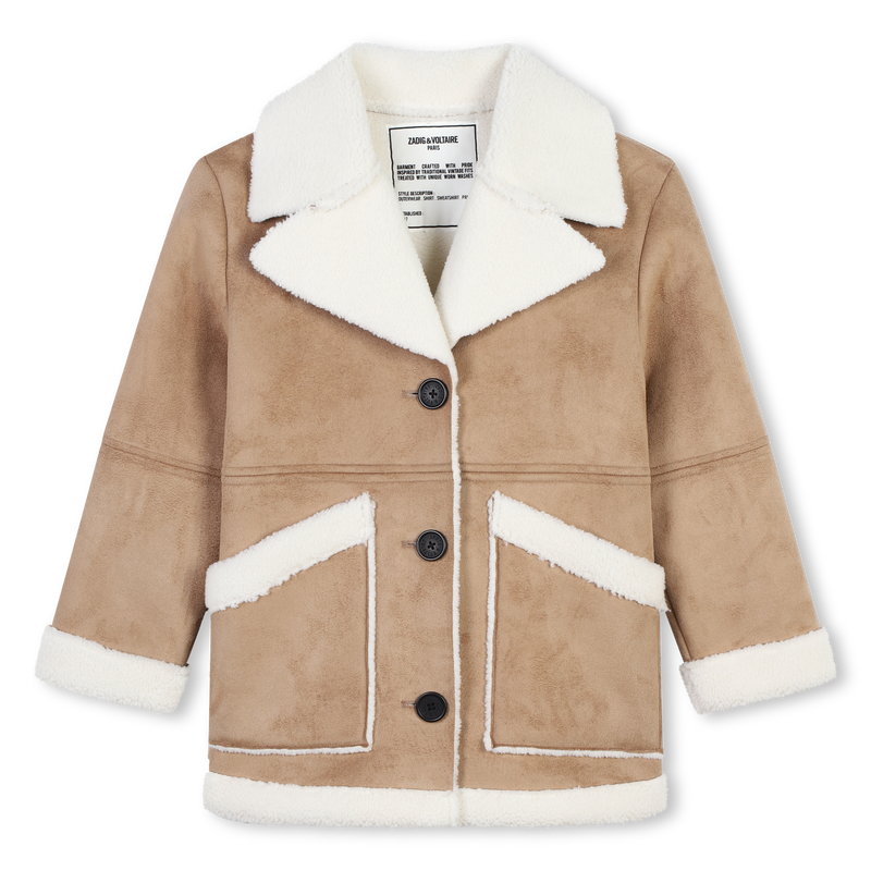 Buttoned coat ZADIG & VOLTAIRE 
                        GIRL